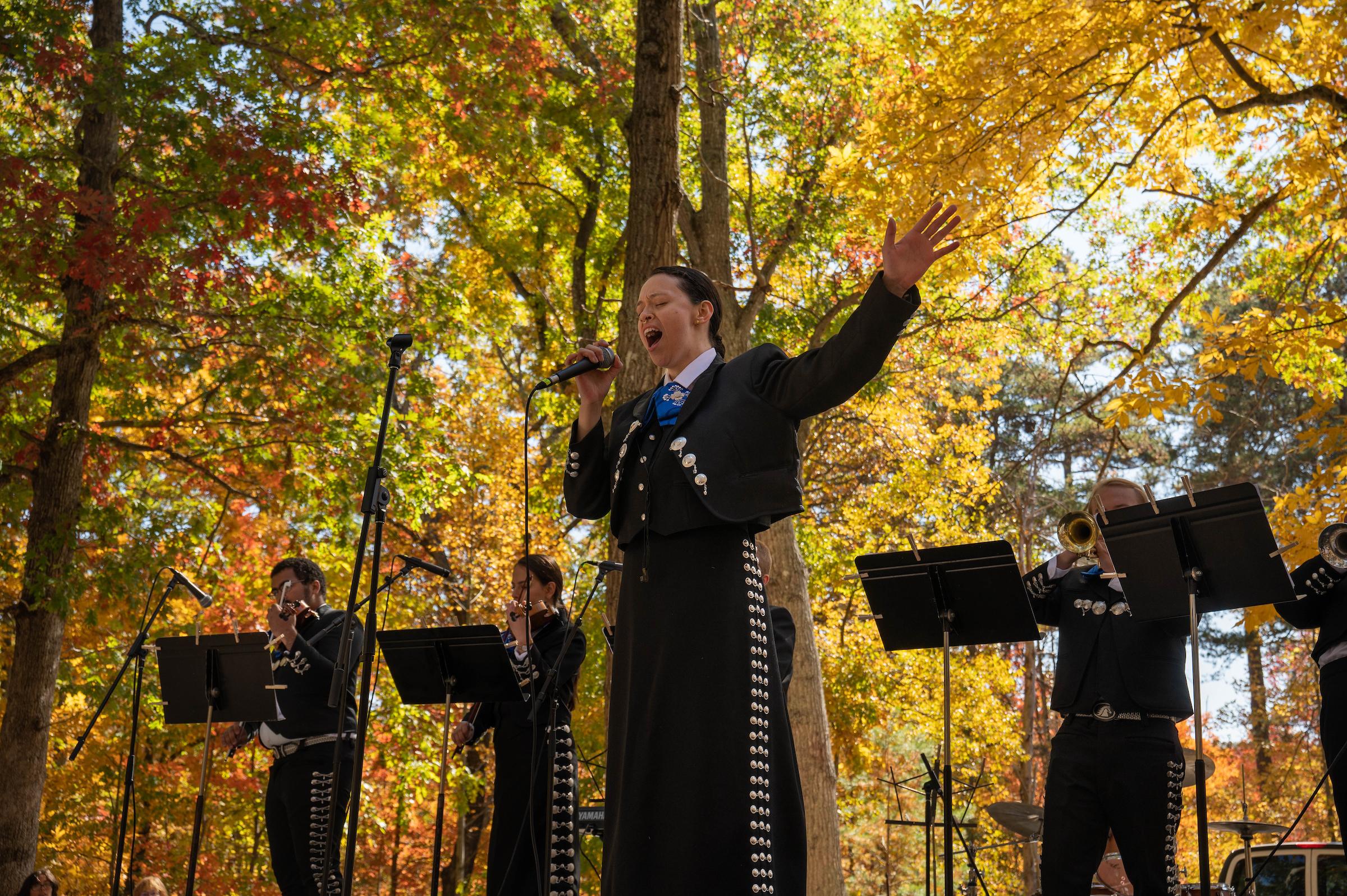 Mariachi Berea performance at Mountain Day